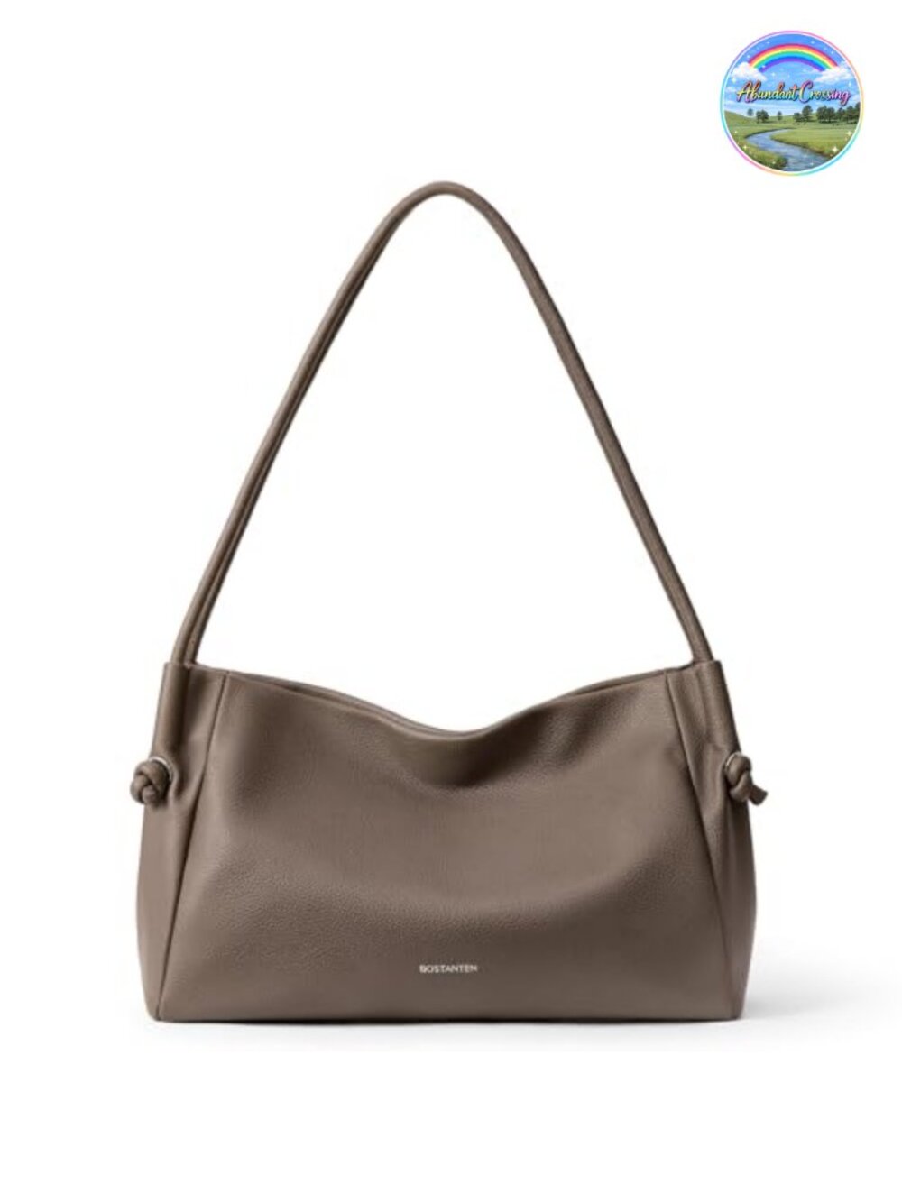 Pebbled Vegan Leather Shoulder Bag Soft Hobo Purse Lightweight Handbag